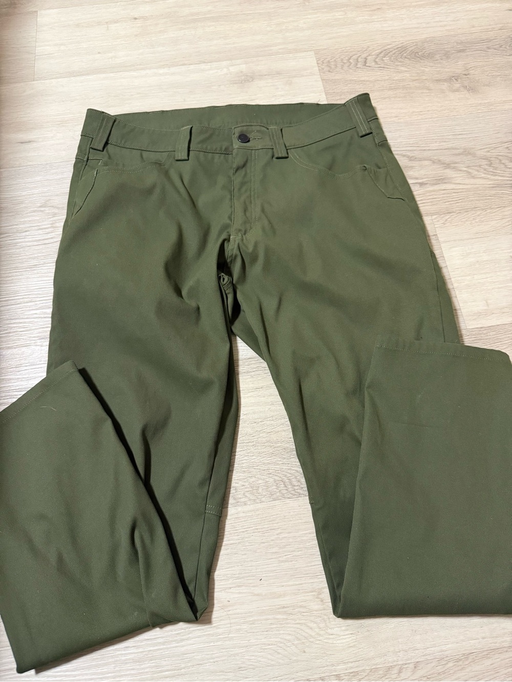 Truewerk Edo Werkpant Olive Green Men’s Work Pants Size 36 Regular - Picture 4 of 10